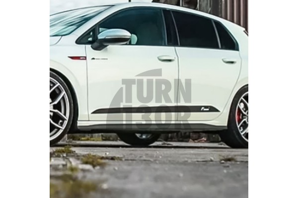 Door Decals Silver or Black Racingline
