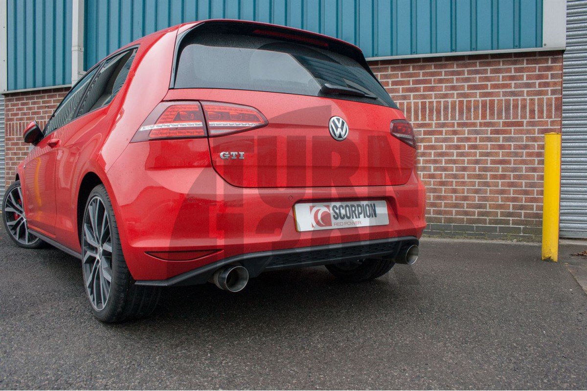 Golf 7 GTI Scorpion Catback Exhaust Golf 7 GTI Scorpion Catback Exhaust
