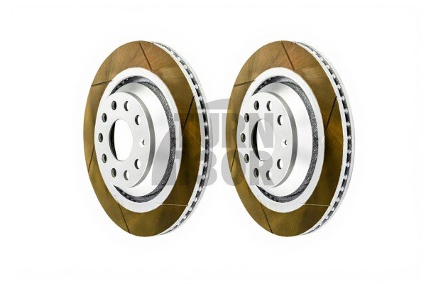 Dixcel FS Slotted Front Brake Discs Golf 6 R - R32 - S3 8P - TT 8J & Leon 2 Cupra 310mm 