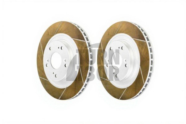 Dixcel FS Slotted Front Brake Discs Honda Civic Type R EP3 