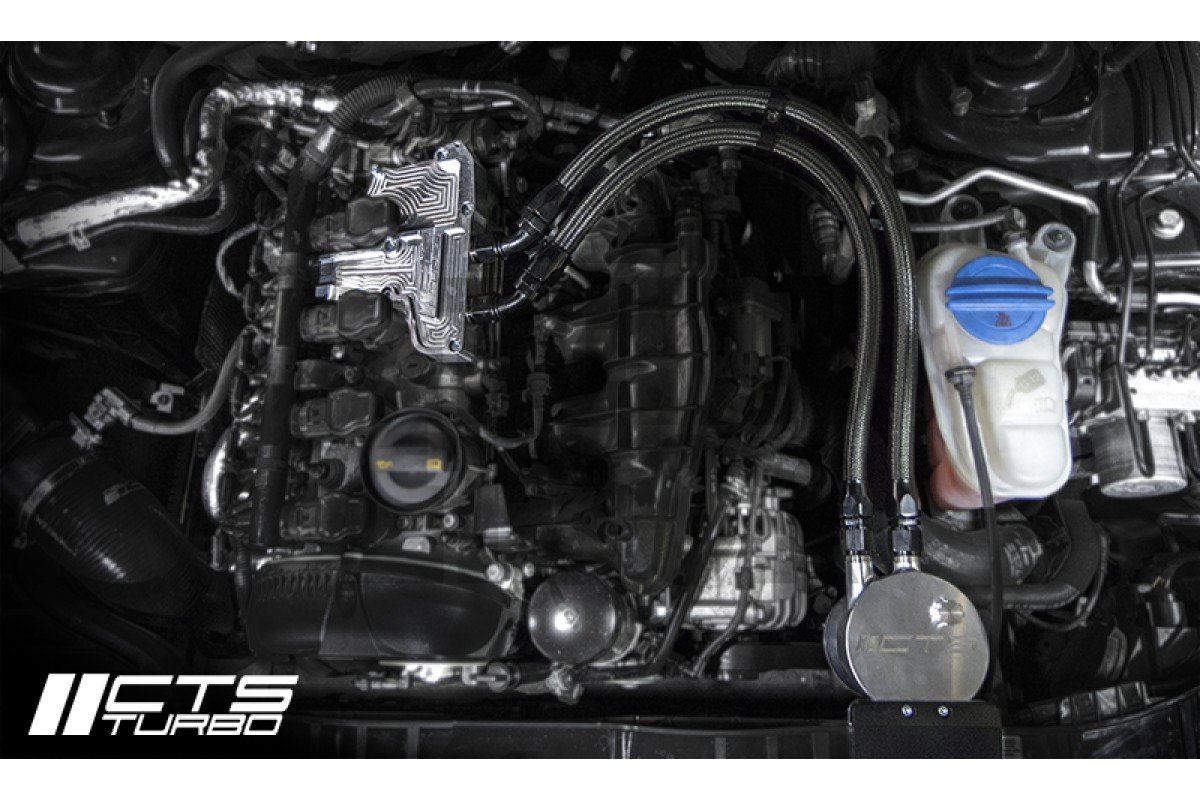 CTS Turbo Oil Catch Can for Audi A4 and A5 B8/B8.5 2.0 TFSI