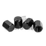 Valve Stem Caps Silver, Black or Gunmetal APR