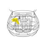 Forge Motorsport Carbon Fiber Air Duct M2 F87 135i / 235i F2x and 335i / 435i F3x