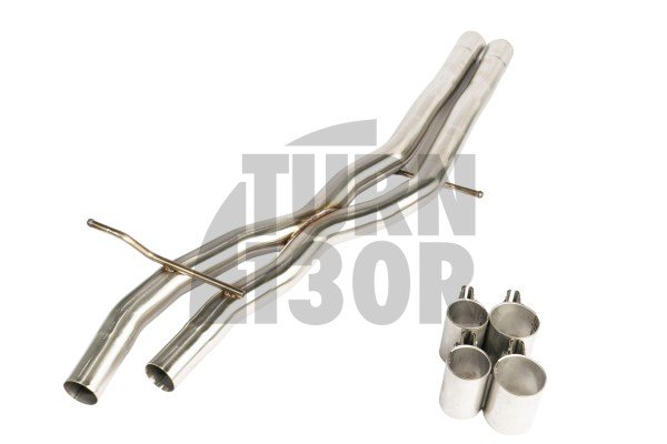 CTS Turbo Exhaust Resonator Delete Kit for Audi S4 B9 
