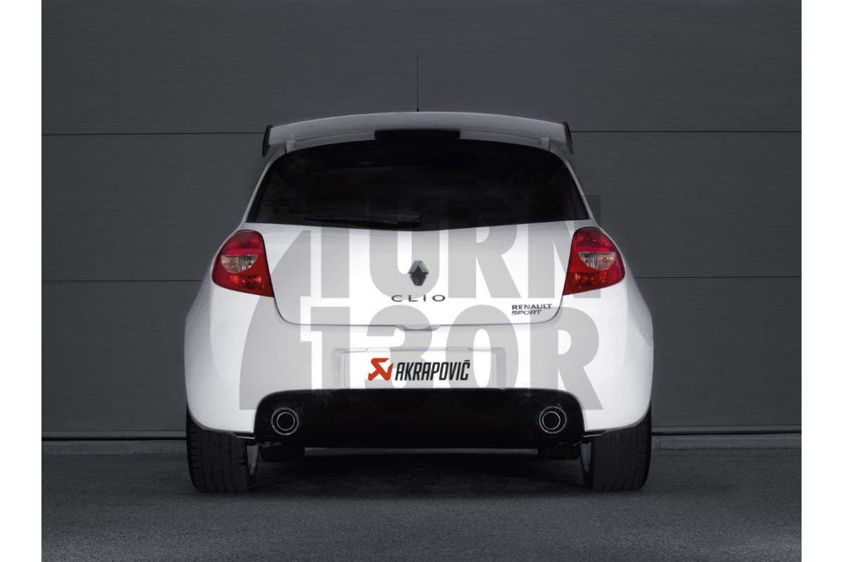 Akrapovic Slip-On Stainless Steel Exhaust for Renault Clio 3 RS 200 Akrapovic Slip-On Stainless Steel Exhaust for Renault Clio 3 RS 200