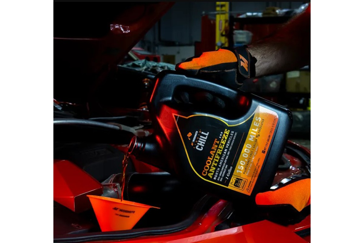 Mishimoto Chill Orange Coolant fluid for Chevrolet, Ford, Dodge & Jeep Mishimoto Chill Orange Coolant fluid for Chevrolet, Ford, Dodge & Jeep