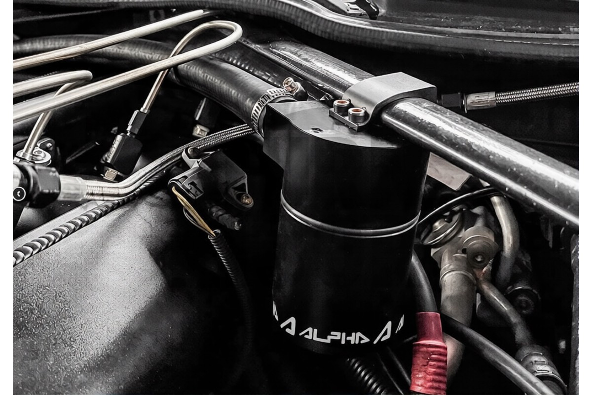 Alpha Competition Oil Catch Can for BMW 1M - 135i E82 & 335i E9x N54 Alpha Competition Oil Catch Can for BMW 1M - 135i E82 & 335i E9x N54