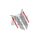 APR Sideburns Fender Decals Black or Silver / Red APR Sideburns Fender Decals Black or Silver / Red