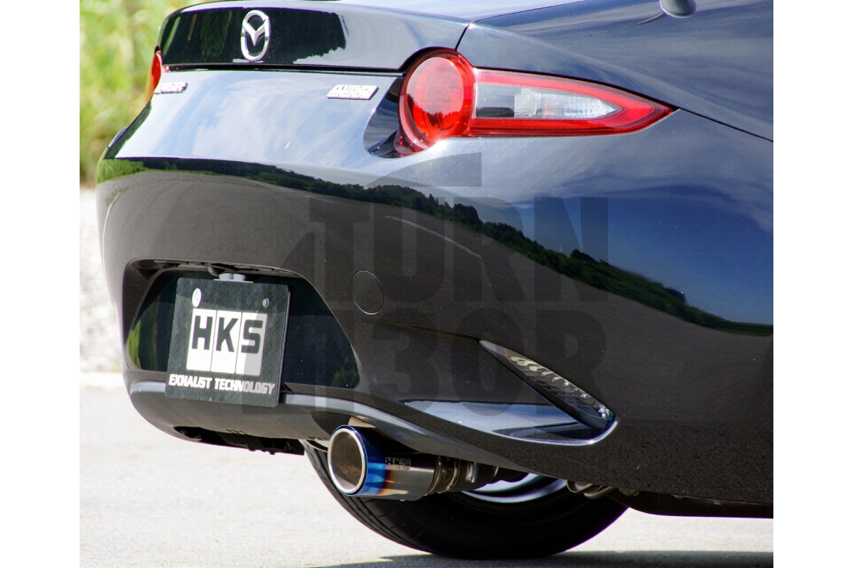 HKS Legamax Sports Rear Muffler for Mazda MX5 ND HKS Legamax Sports Rear Muffler for Mazda MX5 ND