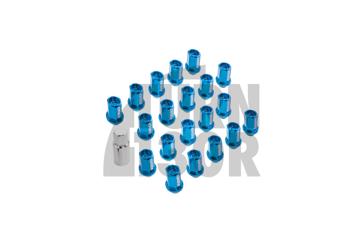 Rays Dura-Lock Wheels Nuts 12x125 / 12x150 / 14x150 in Red - Blue & Black