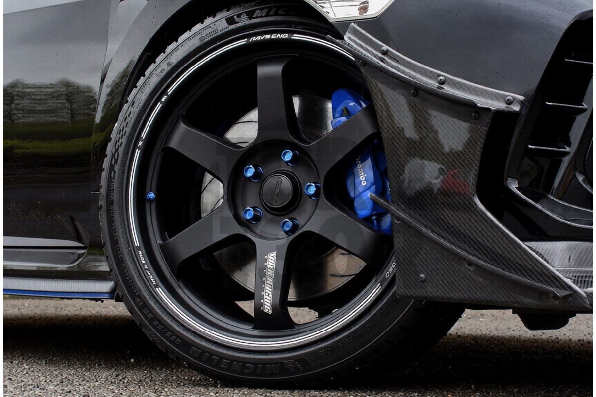 Rays Dura-Lock Wheels Nuts 12x125 / 12x150 / 14x150 in Red - Blue & Black