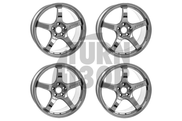 Wheels Rays Gram Lights 57CR 19x9.5 et 19x10.5 - 5x112 / Glossy Grey for Supra Mk5 A90