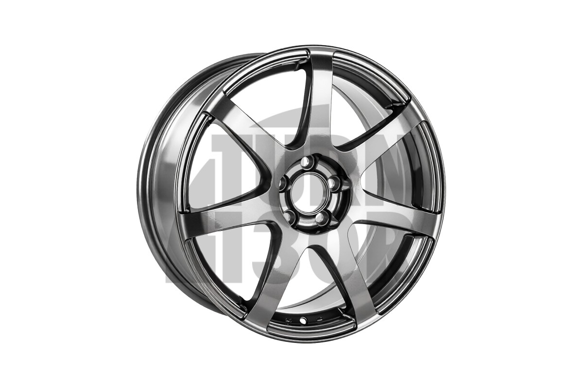 Enkei PF07 Wheel 17x7.5 - 5x100 ET45 in Dark Silver Enkei PF07 Wheel 17x7.5 - 5x100 ET45 in Dark Silver