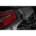 Honda Civic Type R FK2 / FK8 Carbon Fiber / Red Kevlar Engine Cover by Eventuri