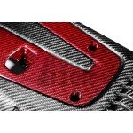 Honda Civic Type R FK2 / FK8 Carbon Fiber / Red Kevlar Engine Cover by Eventuri