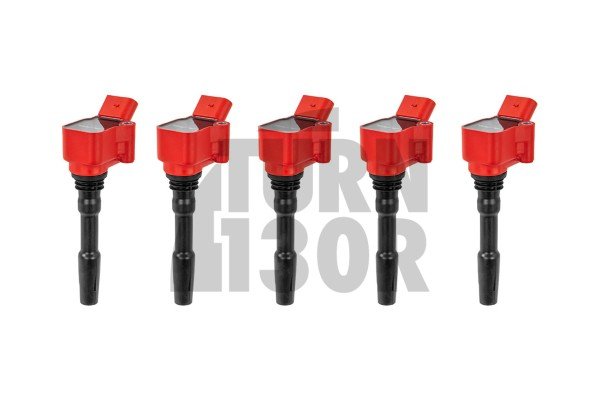red ignition coils for Audi RS3 8V.5 and TTRS 8S 2.5 TFSI Alpha Competition