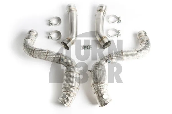 CTS Turbo Hight-Flow Cats Downpipes for Mercedes C63 AMG W205