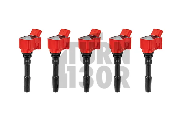 red ignition coils for Audi RS3 8V.5 and TTRS 8S 2.5 TFSI Alpha Competition