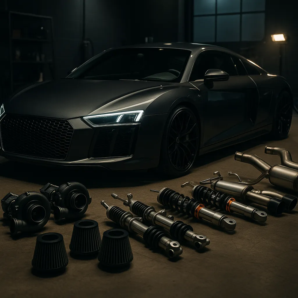 Audi R8 4S: Izpopolnite svojo zmogljivost z nadgradnjami
