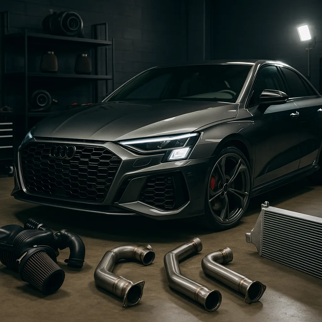 Optimizacija zmogljivosti Audi RS3 8Y: Vodič za nadgradnje in komponente